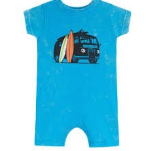 Baby boy surf van romper